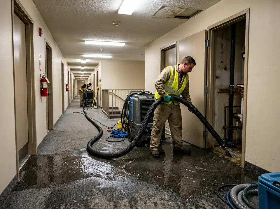 multi-unit-apartment-hallway-f-005 — frequently asked questions, Emergency Burst Pipe Water Extraction & Removal in Tehachap…